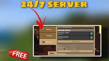 How To Create 24/7 Server In Crafting And Building ✅