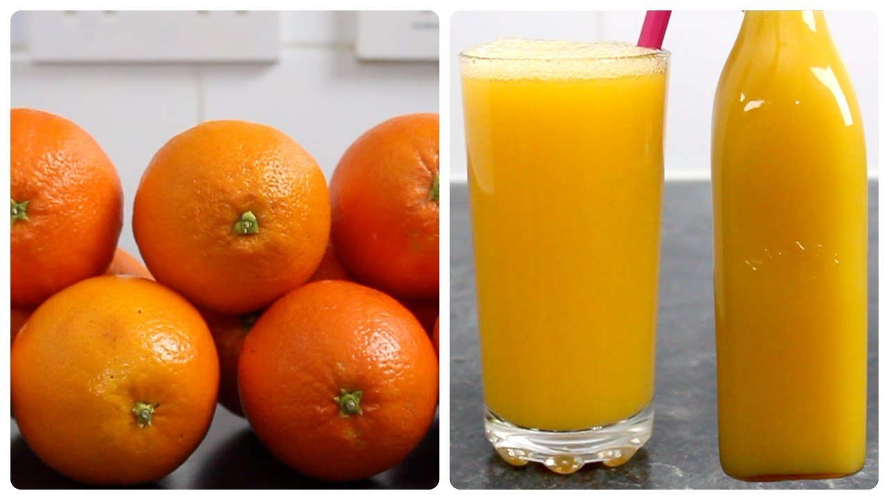 How to Make Orange Juice In Less Than 2 Minutes YouTube