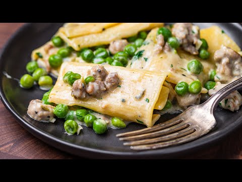 Gorgonzola Cream Sauce Pasta - Sip and Feast