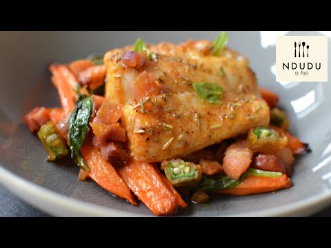 Video: Cod Fillet In Mustard Sauce With Rice