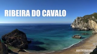 Praia da Ribeira do Cavalo (Sesimbra) em 4K | Portugal