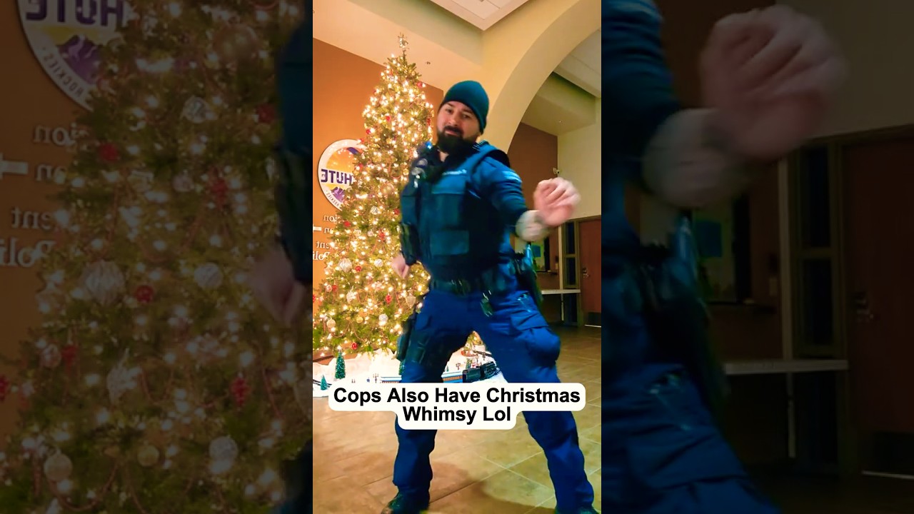 Cops dance too #funny #fyp #cops #dance