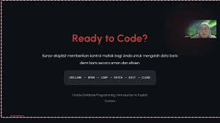 Pengenalan Explicit Cursor pada Oracle