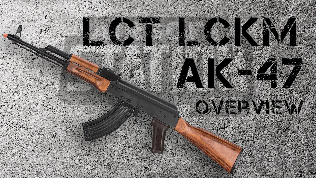 LCT AEG AK LCKM AIRSOFT RIFLE WOOD / BLACK