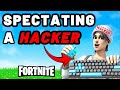 Spectating A Hacker (Aimbot + Wall Hacks) Exposing Fortnite Cheaters!