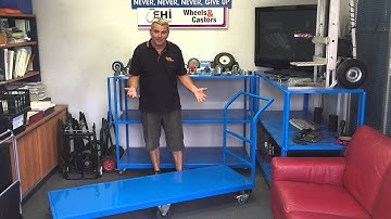 The Aussie Trolleys Giant Flat Deck Trolley