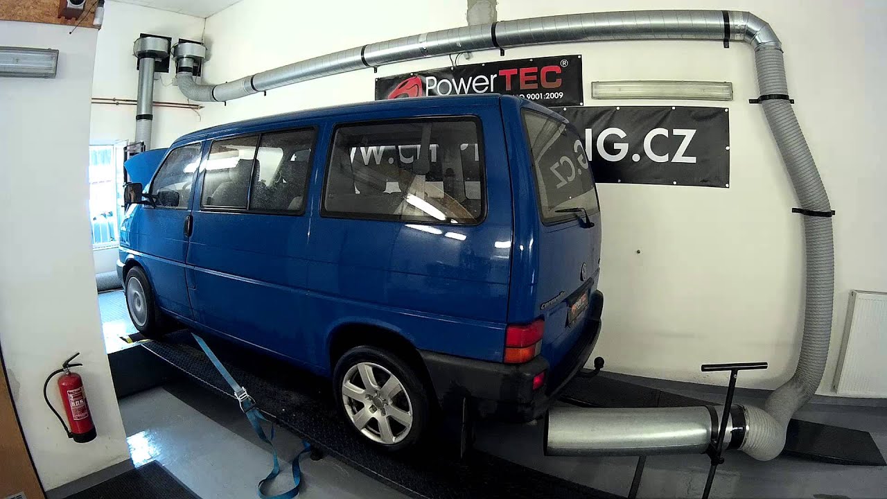 Chiptuning Vw T4 2.5 Tdi 88 Ps Chiptuning + měření výkonu Volkswagen T4 2.5 TDI 75 kW - YouTube