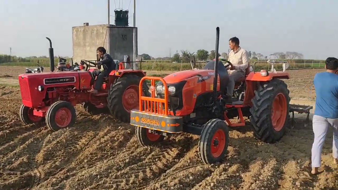 Part -6 चाल kubota fail in chal test mahindea xp plus kubota and Massey  and  kubota fail