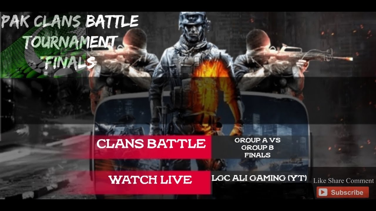 WATCH LIVE - FINALS  - PAK CLANS BATTLE- UC GIVE AWAY   -LGC ALI GAMING & AG SCRIMS