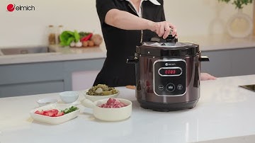 Chăm sóc bữa ăn cho cả gia đình với Nồi áp suất Elmich 6L PCE 8574