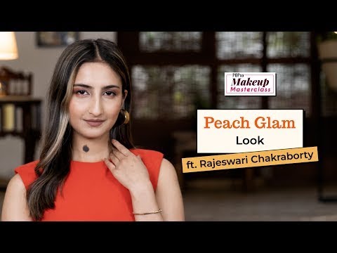 PEACH GLAM MAKEUP TUTORIAL | By Rajeswari Chakraborty | POPxo Makeup Masterclass