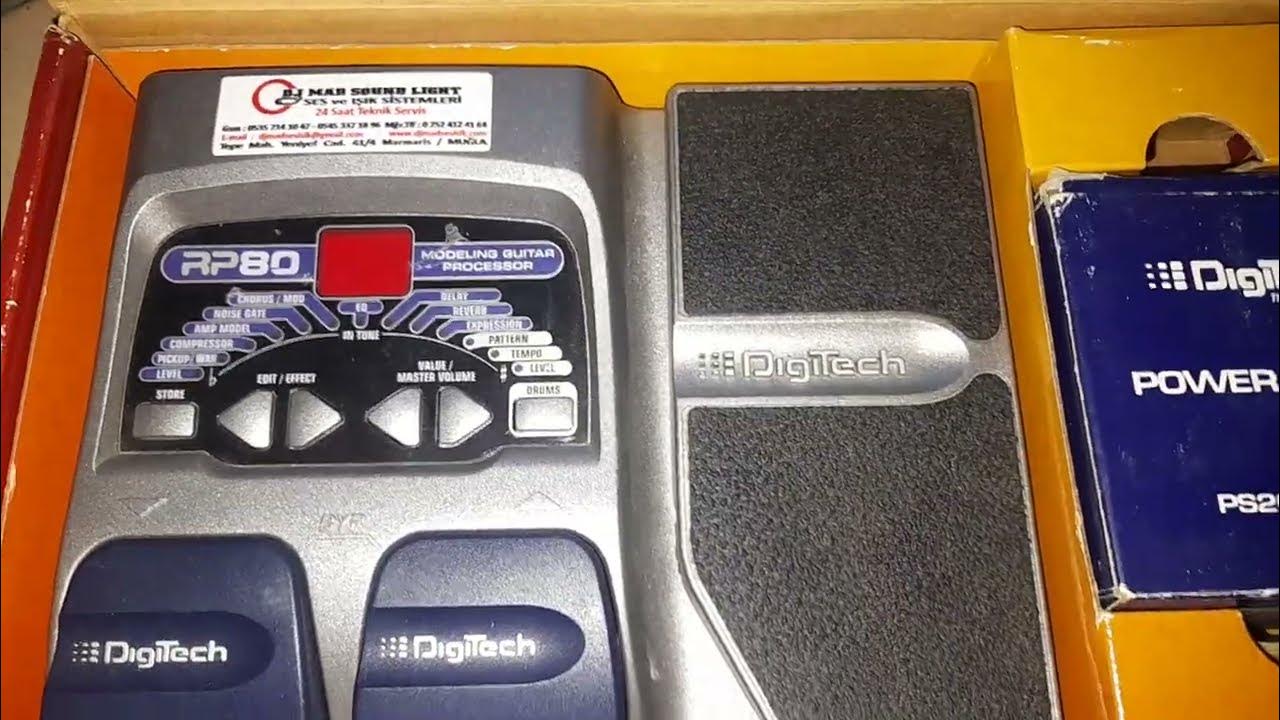 Digitech RP80 Guitar Processör Digitech RP 80 Gitar Processör By DJ MAD SOUND LIGHT SYSTEM