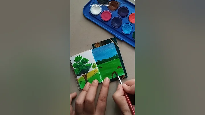 I Tried An Easy Painting Tutorial#youtubeshorts #viral #trending #shorts #short #ytshorts #diy