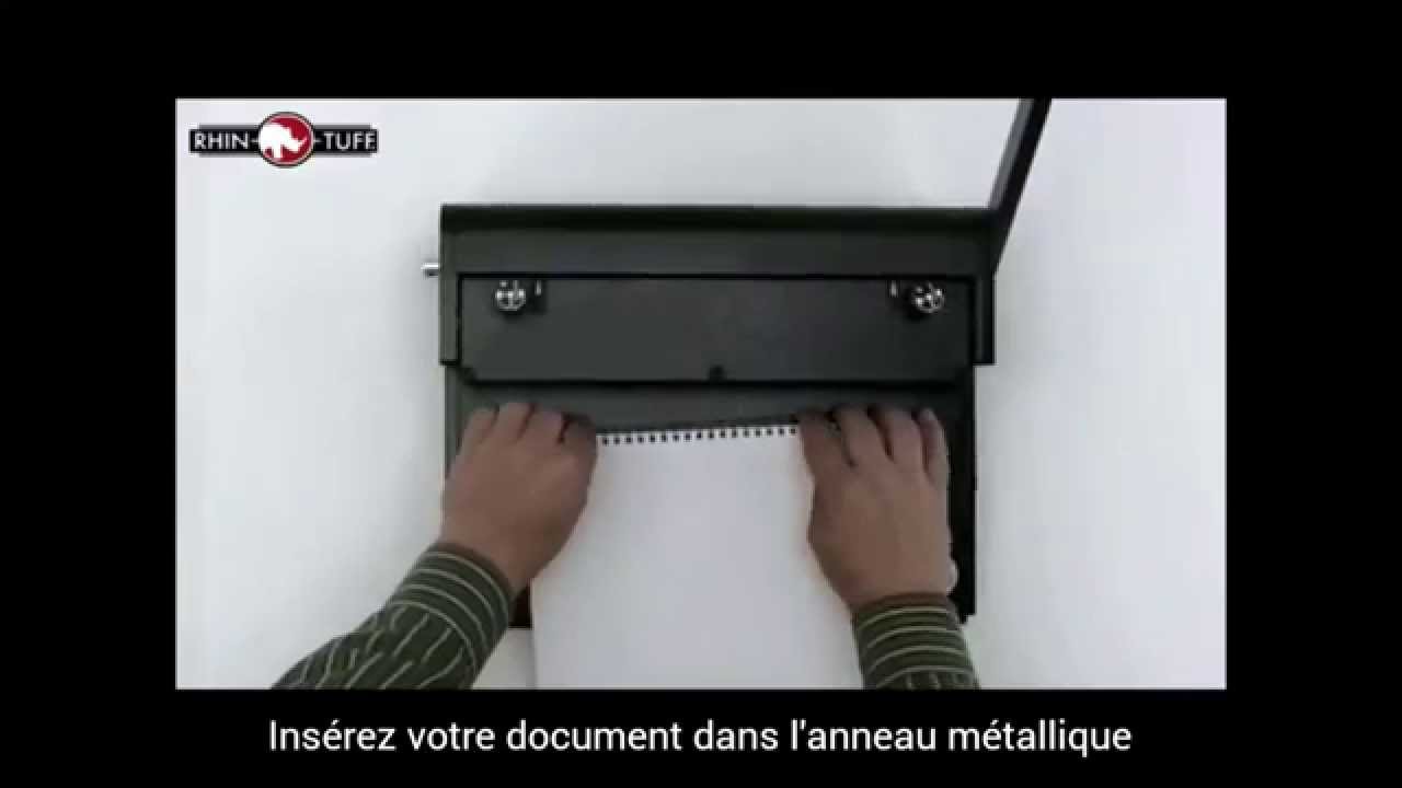 Système professionnel de reliure Onyx HD7000 et HD8000 pour anneaux métalliques