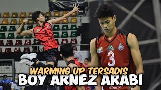 AKSI WARMING UP TERSADIS BOY ARNEZ ARABI 😱😱