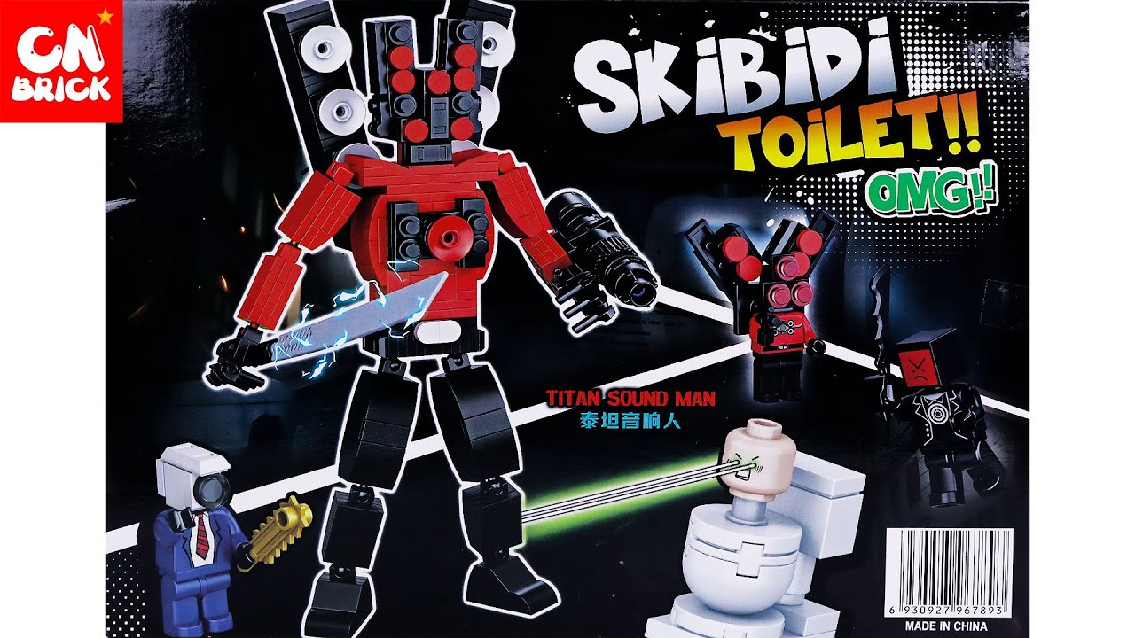 Titan Spearkerman Bloques Skibidi Toilet Lego 331 Piezas