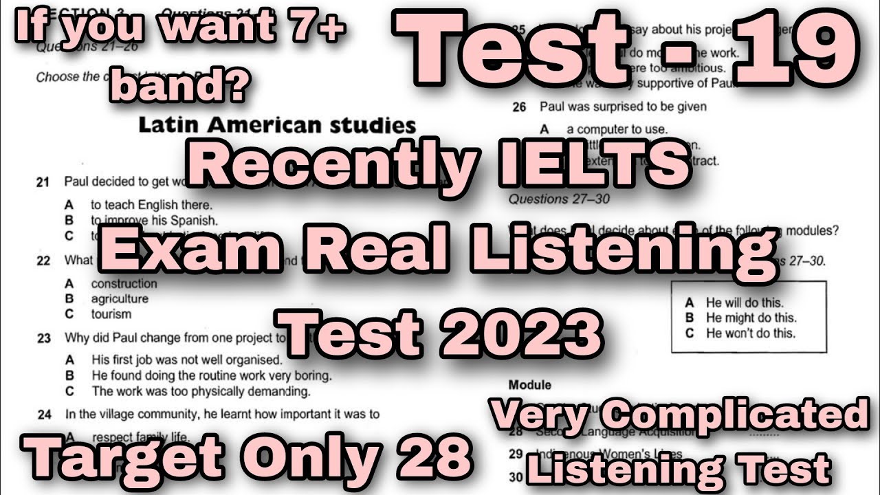 24 FEBRUARY HARD LISTENING TEST 2023 IELTS ACADEMIC LISTENING TEST 24 february hard listening test 2023 ielts academic listening test