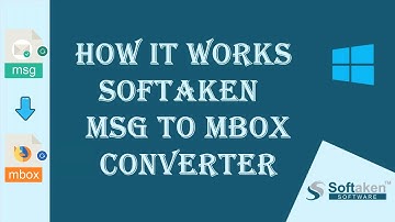 How Softaken MSG to MBOX Converter Works - Simple step-by-step Guide to Export Outlook MSG to MBOX