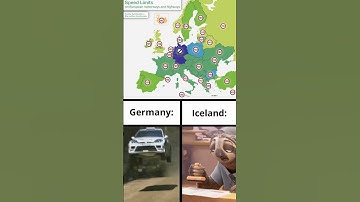 What is the Average Speed Limit in European Countries? #shorts #geography #map #viralvideo #memes