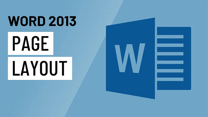 Word 2013: Page Layout