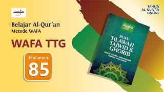 Hal. 85 (Wafa TTG), Bacaan Ghunnah Nun dan Mim yang bertasydid