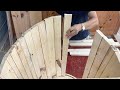 Creative Woodworking Idea And Skills From Wood Strips // DIY Your Own Bathtub With A Luxurious Look