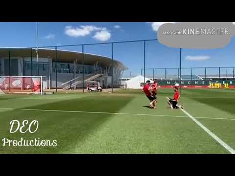 Training| Bruno and Pogba practice free kicks together