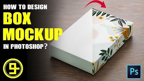 How to Design 3d box mockup #photoshop  #mockups #mockupdesign #blender3d 