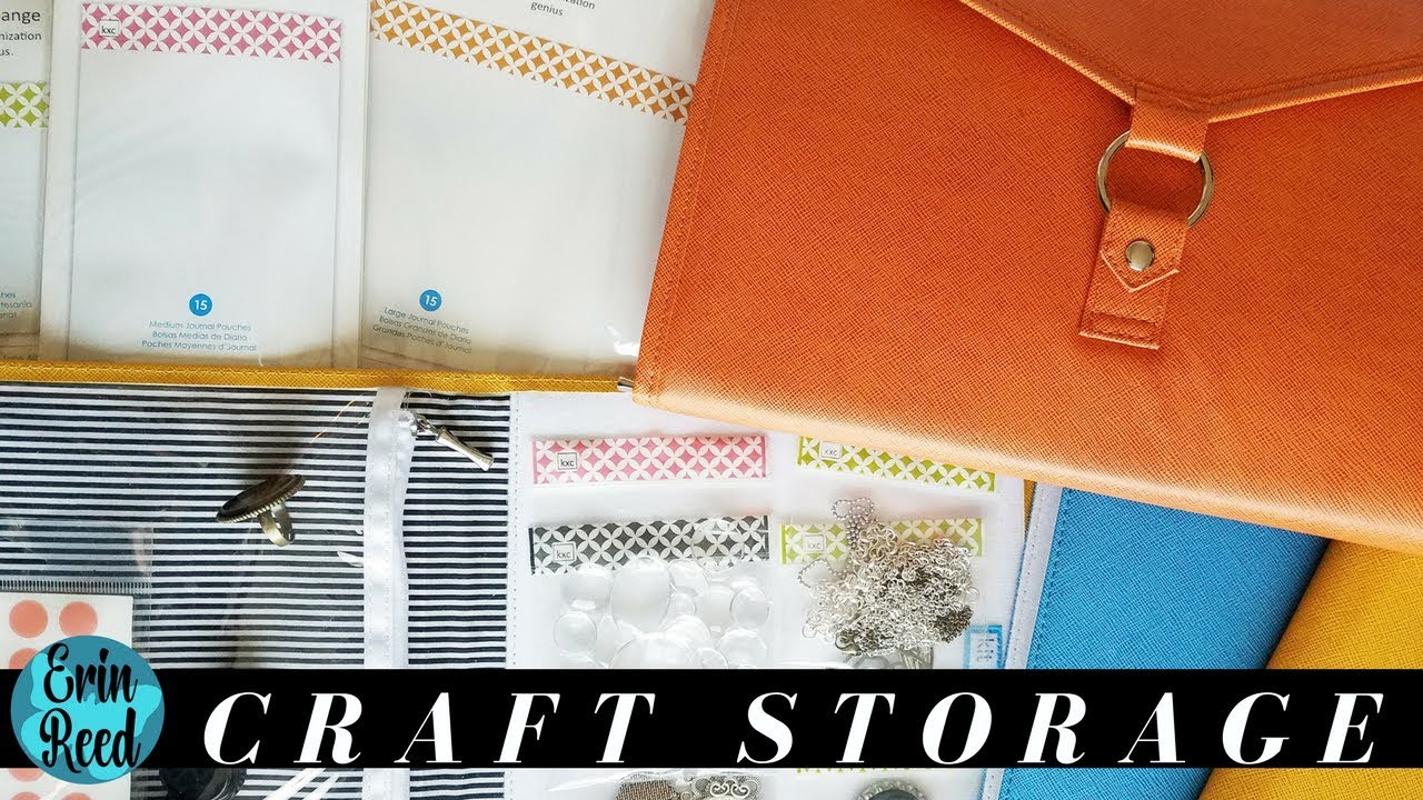 Cute & Portable Craft Storage Binders, Books, and Bags! - YouTube