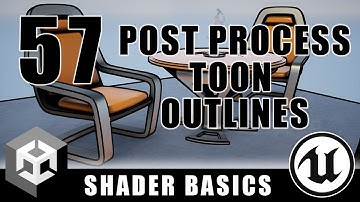 Post Process Cartoon Outlines - Shader Graph Basics - Episode 57