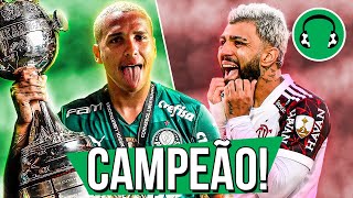 ♫ PALMEIRAS TRICAMPEÃO DA LIBERTA, FLAMENGO NÃO KKKKK | Paródia Ameaça - Paulo Pires