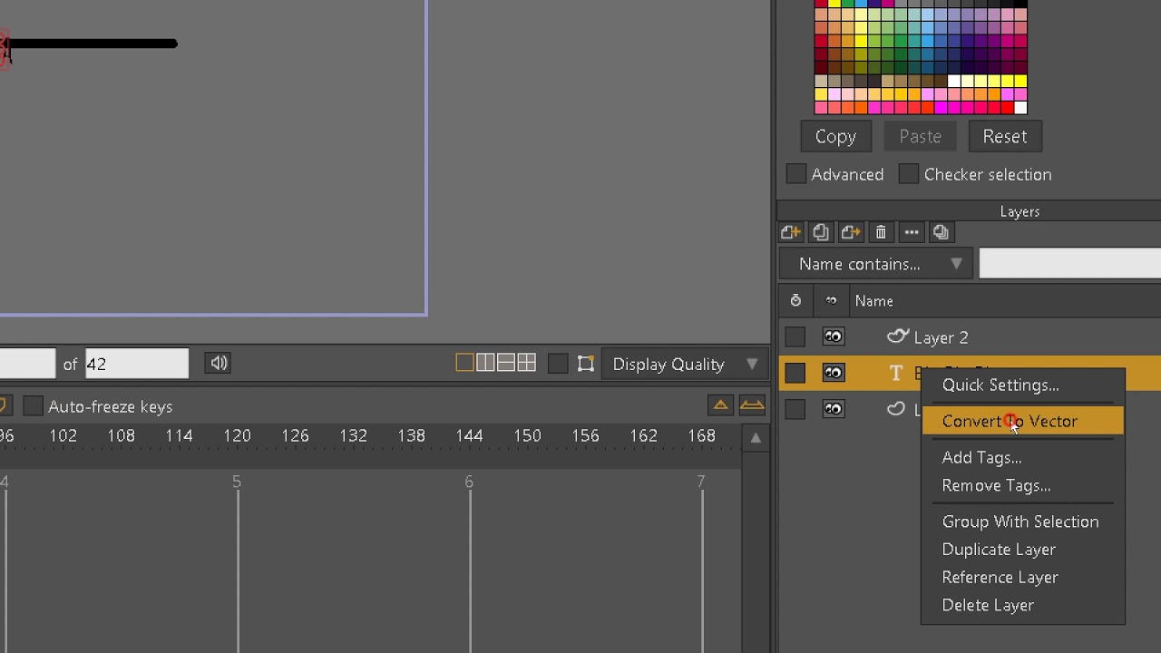 Ползущий текст или червяк - анимация в Moho