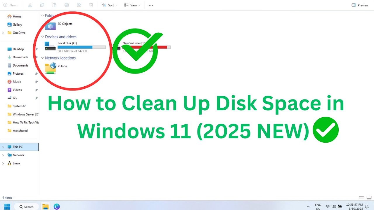 How to Clean Up Disk Space in Windows 11 ( Updated 2025) - YouTube