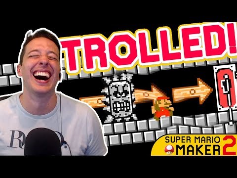 Getting TROLLED In Mario Maker 2 Is Already AMAZING!!!