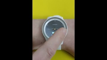 Garmin Vivomove Sport smartwatch user interface demo