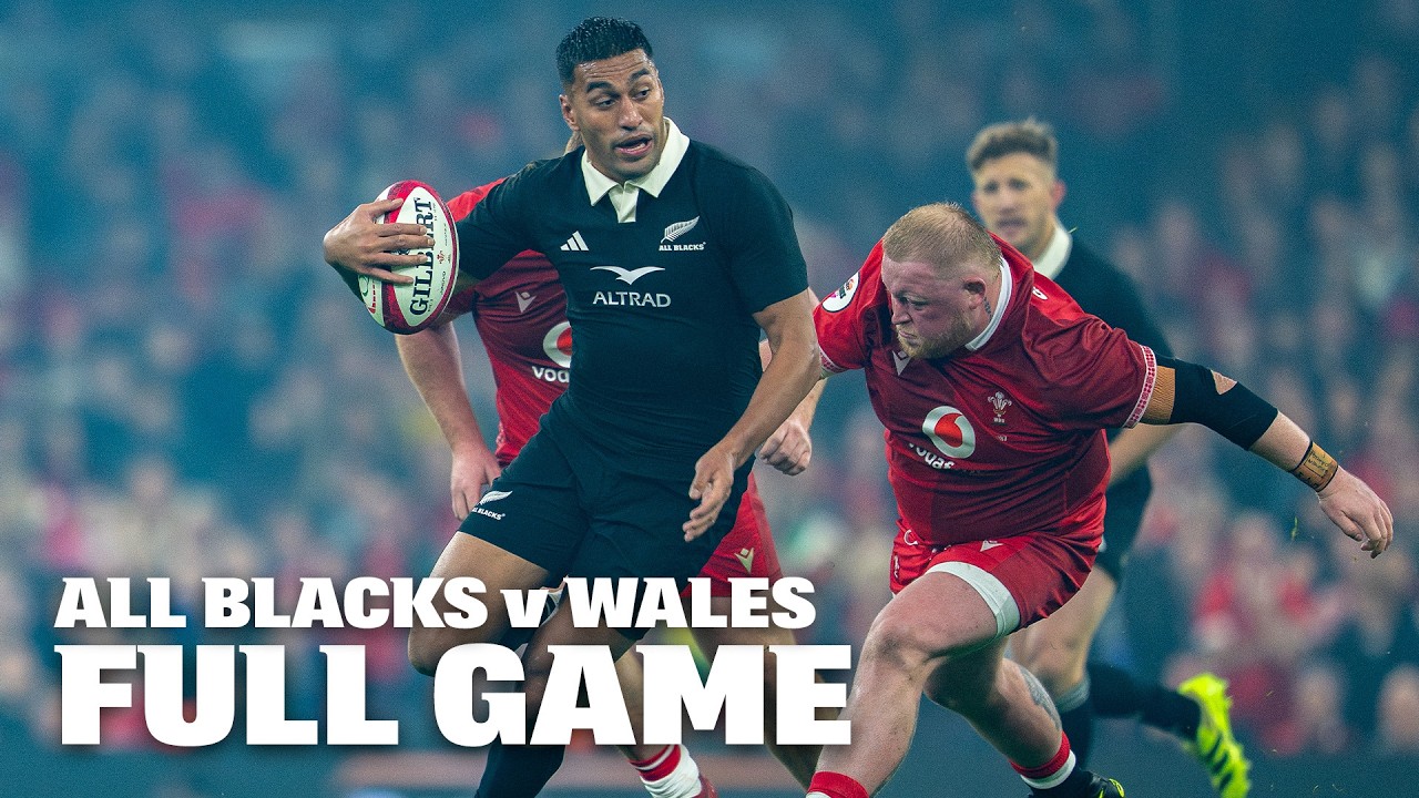 All Blacks v Wales Cardiff, 2025 | FULL GAME