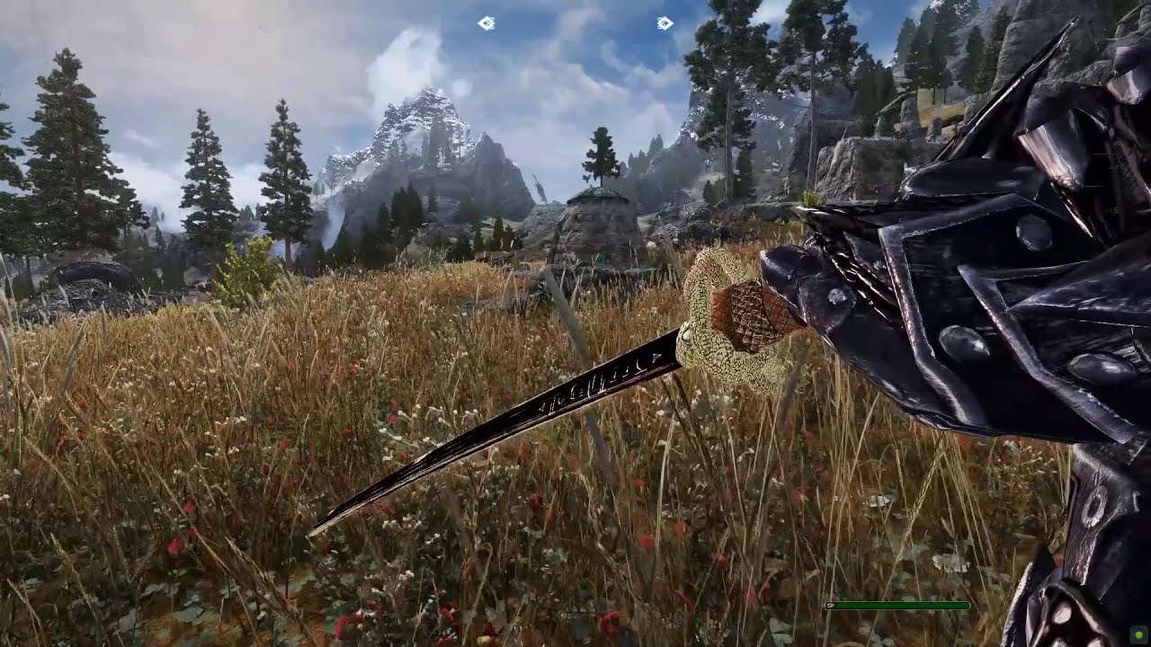 【Skyrim SE】Ghostrunner in Skyrim - First Person Combat