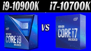 Intel Core i9 10900K vs Intel Core i7 10700K gaming benchmarks: 720p, 1080p, 1440p, 2160p (4K)