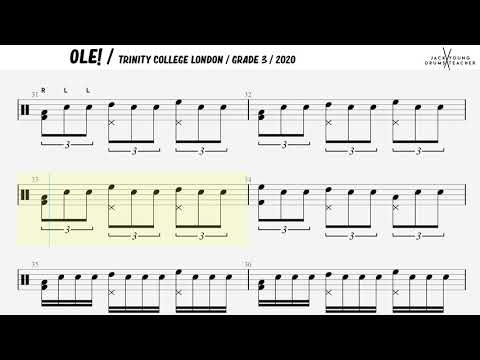 Ole! - Trinity Drums 2020 Grade 3
