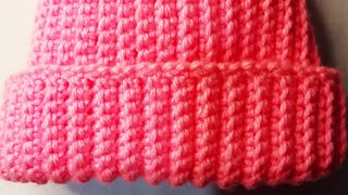 single crochet beanie