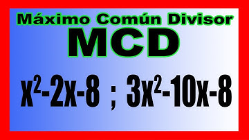 ✅👉 Maximo Comun Divisor de Polinomios ✅ Maximo Comun Divisor de Expresiones Algebraicas