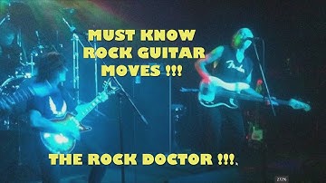 Major and Minor Pentatonic Licks !!!  PART 3 !! THE ROCK DOCTOR !!