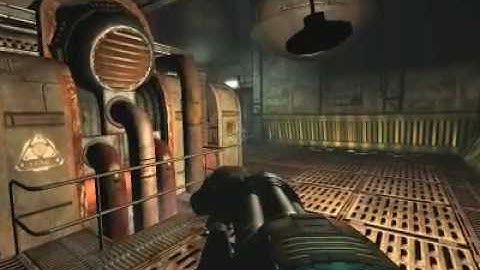 Doom 3 Nightmare Part 12 - Monorail Skybridge