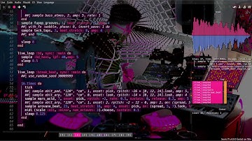 Sam Aaron Live Coding w/ Sonic Pi [Experimental Practice Session]