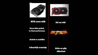 EFSANE Mİ ? TEKNOLOJİ Mİ? RTX 2060 VS RX 580 #gaming #rx580 #rtx2060