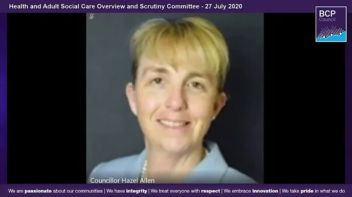 Health and Adult Social Care Overview and Scrutiny Committee 27 July 2020 6.00pm  |  BCP Council