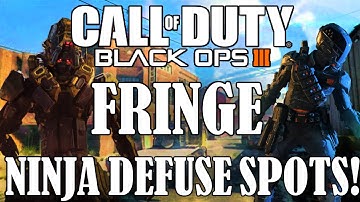 BO3 Hiding Spots - Fringe Ninja Defuse Spots! (Black Ops 3 Tips)