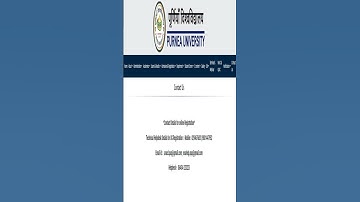 Purnea University Part 3 ka Exam Date and Admit Card Released 2024