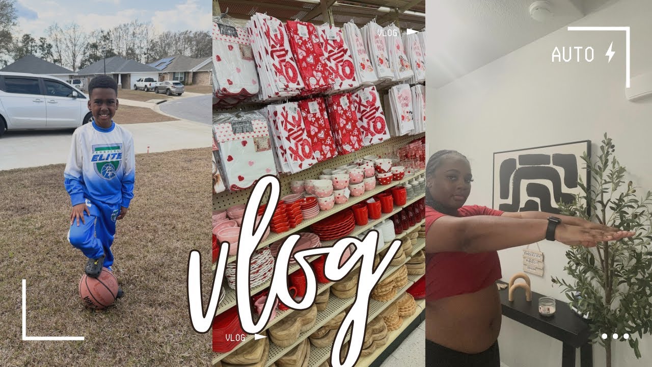Busy Mom Vlog| Shopping for Galentine’s 💕 | Basketball Mom Life 🏀 | Weight Loss Journey Update