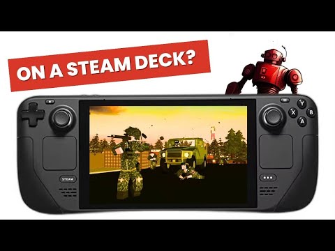 BattleBit Remastered on a Valve Steam Deck? | 254 player Battlefield on a handheld! Can It Play It?